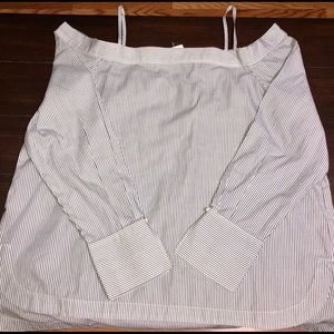 Ann Taylor Loft cold shoulder top